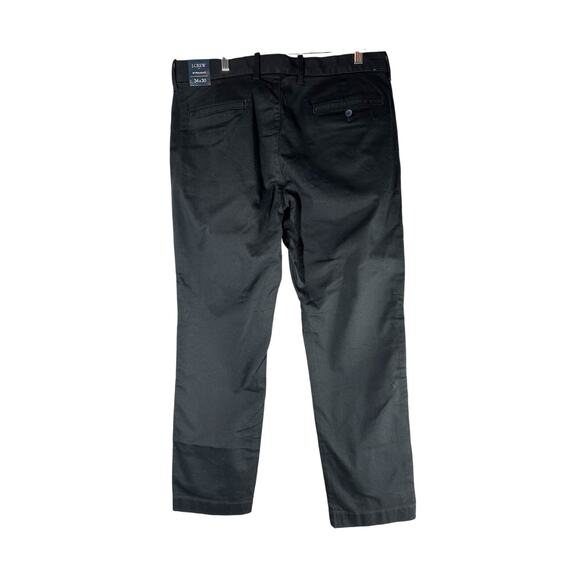 J. Crew Factory Straight Fit Flex Chino Pants Black Size 34x30 Casual Work Wear - Picture 4 of 11